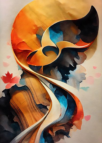 Keman, Davul, Trompet, Piyano Minimal Soyut Kaba Yağlıboya ResimViolin, Drum, Trumpet, Piano Minimal Abstract Rough Oil Painting by F. Abderrahim