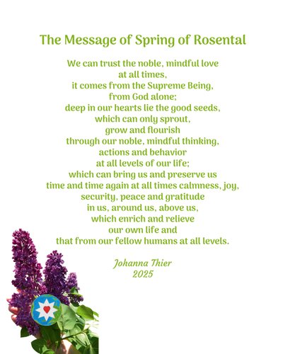 The Message of Spring of Rosental by Johanna Thier