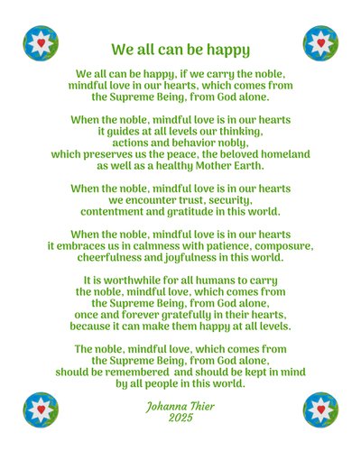 We all can be happy by Johanna Thier