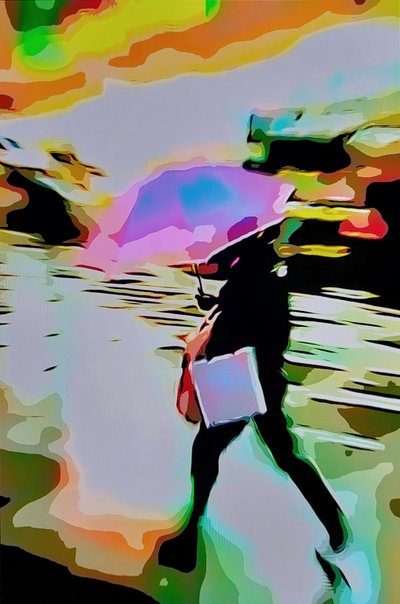 Psychedelic kız by Mavet