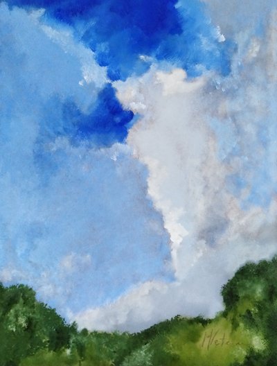 Çit ve bulutlar by M. Vet