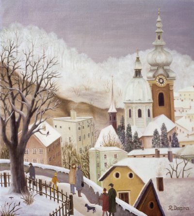 Kış aylarında Festungsgasse by Regine Dapra