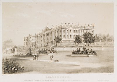 Chatsworth Evi, Derbyshire, 1839 by 4th Earl of Morton James Douglas