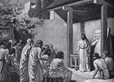 Cadmus, Yunanlılara bir alfabe sanatçısı verir, 