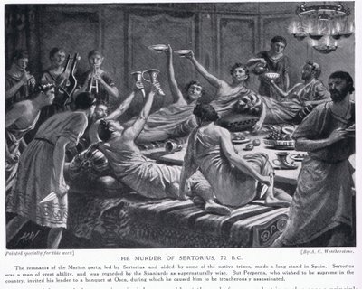 Sertorius 72BC cinayeti by A.C. Weatherstone