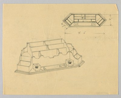 Plan ve Yükseklikte Masa Düzenleyici Tasarımı by A.N. Davenport Co.