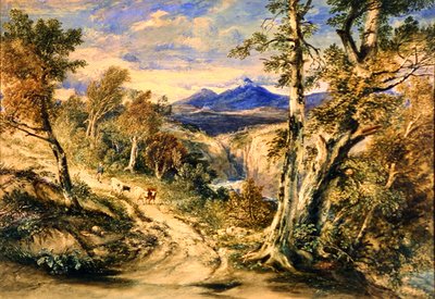 glen falloch by A.V. Copley (after) Fielding