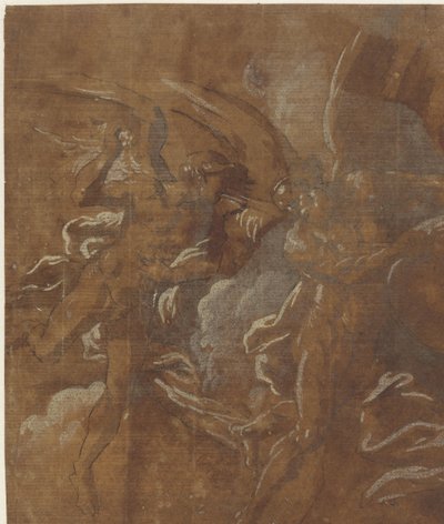 iki kanatlı adam by A. Carracci (attributed to)