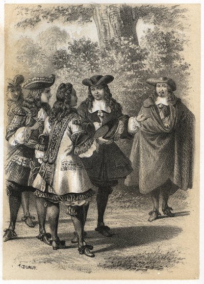 Jean Racine (1639-1699) ve Pierre Corneille (1606-1684) arasında Paris