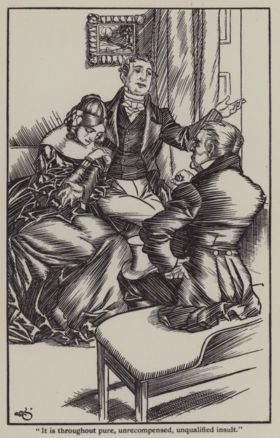 Charles Lamb (lito) tarafından Elia Denemeleri için İllüstrasyon by A. Garth Jones