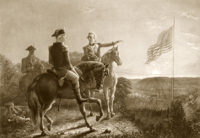 Barışın Şafağı, Yorktown Tesliminin Sabahı, pub. 1881 by A. Gilchrist Campbell