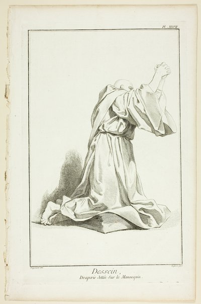Tasarım: Bir Model Üzerine Düzenlenen Perdelik, Encyclopédie'den by A. J. Defehrt