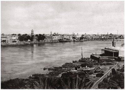 Modern Bağdat, Halifeler Şehri, Irak 1925 by A. Kerim