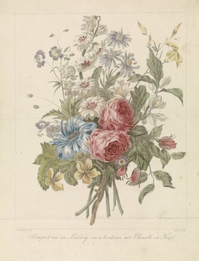 Buket, Nakış Modeli by A. Lutz