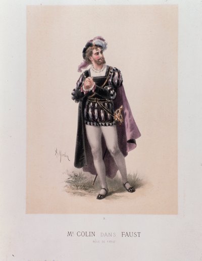 Mösyö Colin, Faust rolünde, Charles Gounod