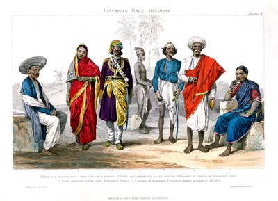 Kafkas Irk, Hindular, 1800-1900. by A. Portier