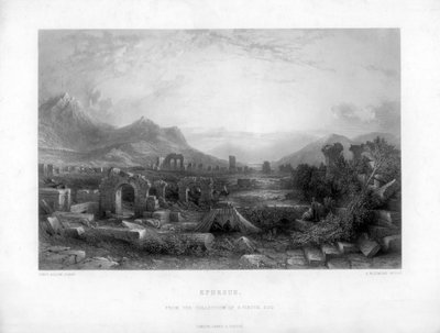 Efes, Türkiye, 19. yüzyıl. by A. Willmore