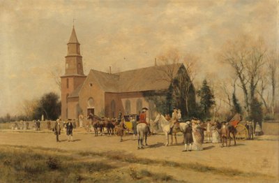 Eski Bruton Kilisesi, Williamsburg, Virginia, Lord Dunmore Zamanında, 1893. by A. Wordsworth Thompson