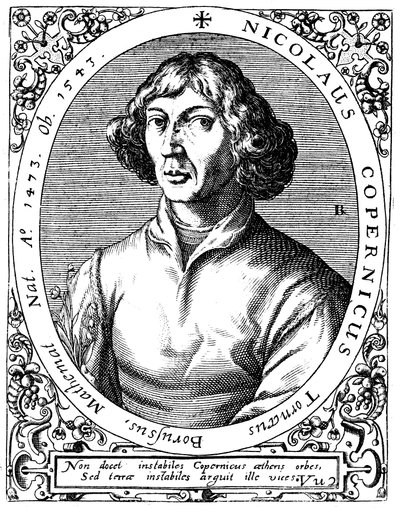 Nicolas Copernicus, Polonyalı astronom, 1645 by A. de Bry