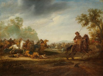 Süvari Çatışması by A. van Hoef (attributed to)