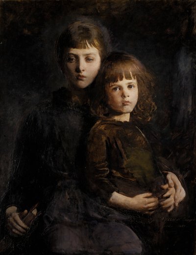 Erkek ve Kız Kardeşler (Mary ve Gerald Thayer) by Abbott Handerson Thayer