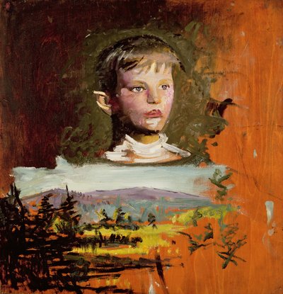 Bir Çocuğun Başı, 1919 by Abbott Handerson Thayer