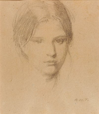 Sanatçının Kızının Portresi, Mary by Abbott Handerson Thayer