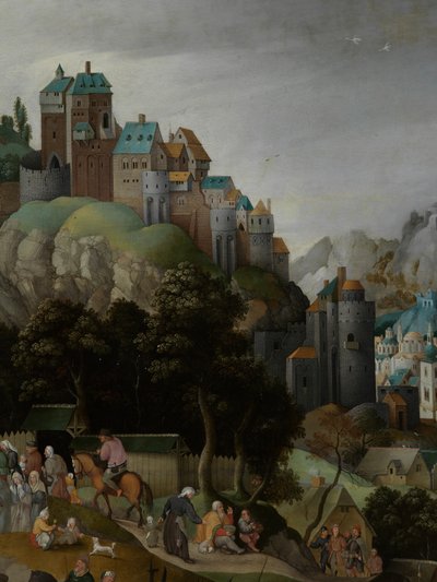 Haç Taşıyan İsa Detayı by Abel Grimmer or Grimer