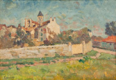 Paysage (tuval üzerine yağlı boya) by Abel Lauvray