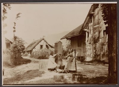 Aix les Bains - büyük limanın yakınında, 27 Haziran 1902 (jelatin gümüşü baskı kağıdı) by Abel Marie Nicolas Boulineau
