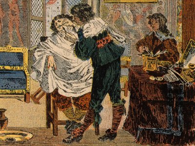 Louis XIII altında berber - A. Bosse