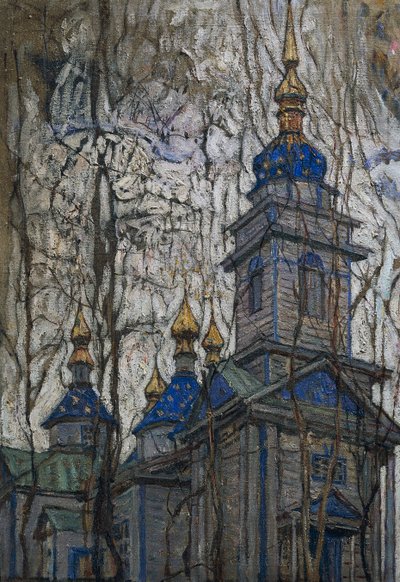 Ahşap kilise by Abraham Anshelovich Manievich