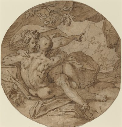 Acis ve Galatea by Abraham Bloemaert