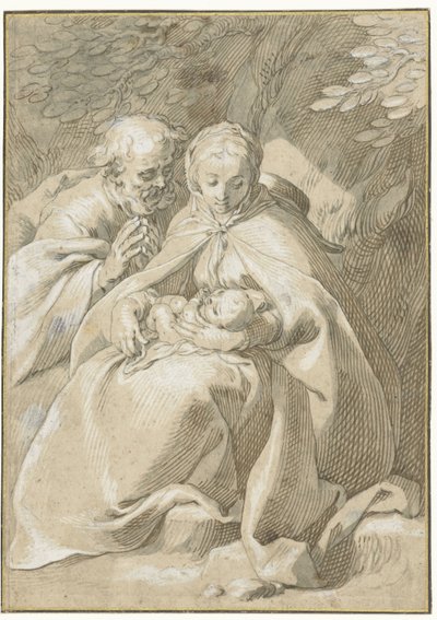 Kutsal Aile by Abraham Bloemaert