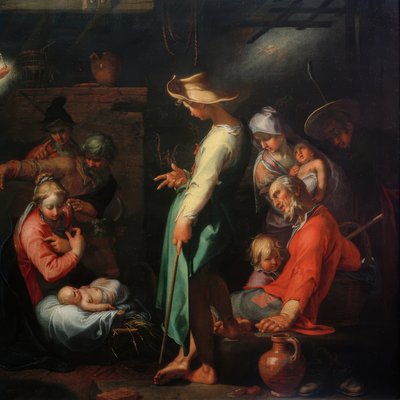 Çobanların hayranlığı by Abraham Bloemaert