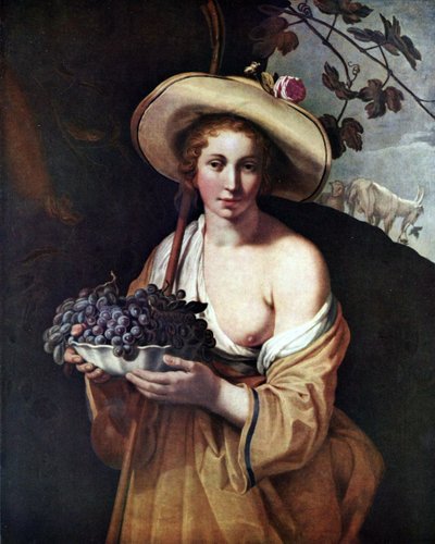 Almanca: Üzümlü Çoban Kız Üzümlü Çoban Kız by Abraham Bloemaert