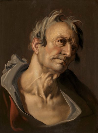 Yaşlı Bir Adamın Başı, 16. yüzyılın sonu ile 17. yüzyılın başı. by Abraham Bloemaert