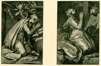 Kutsal tövbekarlar by Abraham Bloemaert