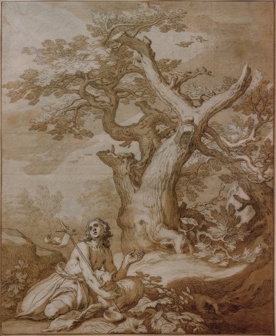 Vaftizci Yahya vahşi doğada by Abraham Bloemaert