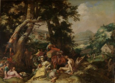 Vaftizci Yahya vaaz ediyor by Abraham Bloemaert