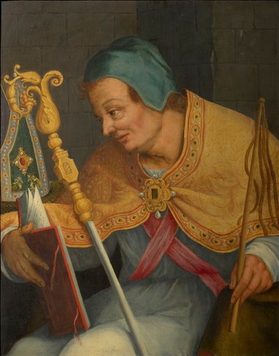 Aziz Ambrose, Milano Başpiskoposu. by Abraham Bloemaert