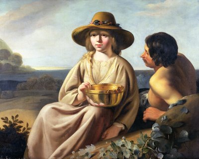 Çoban ve Çoban by Abraham Bloemaert