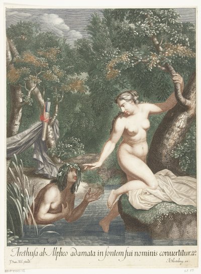 Alpheus ve Arethusa by Abraham Bloteling