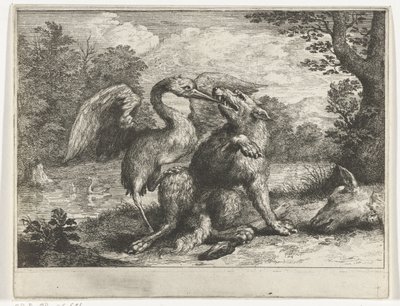 Kurt ve Turna by Abraham Bloteling