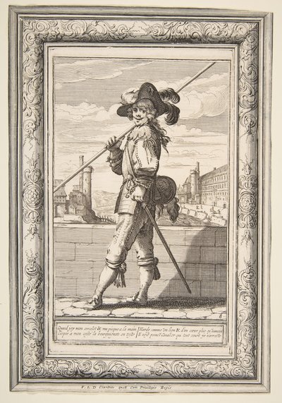 Bir Pikeman, 1632. by Abraham Bosse