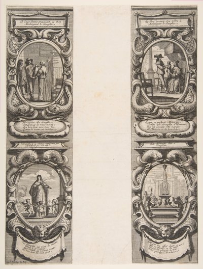 1639 için Almanach: Louis XIII ve Avusturya Anne Krallığı ve Varis Appa emanet ..., 1638. by Abraham Bosse