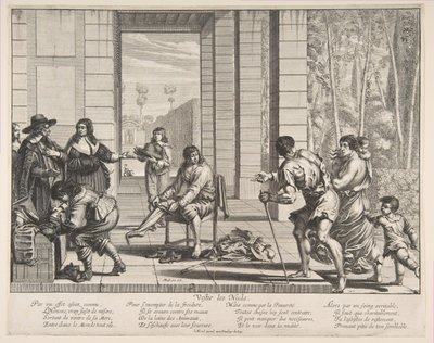 Giysi Dilenciler, 1635. by Abraham Bosse