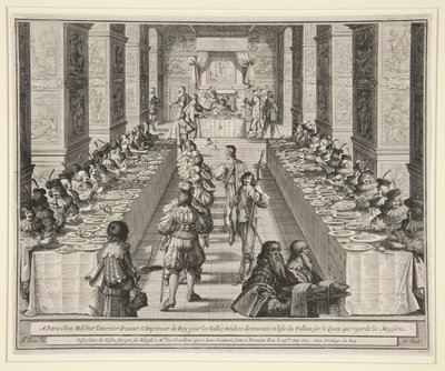 Bayramın Düzenlenmesi, by Abraham Bosse