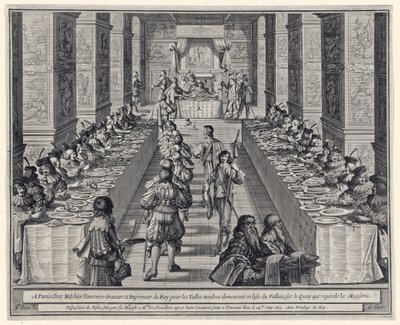 Bayramın Düzenlenmesi, The Order of the Holy Spirit ?, pub. 1634 by Abraham Bosse