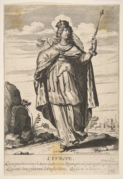 Avrupa, 17. yüzyılın ortalarından sonuna kadar. by Abraham Bosse